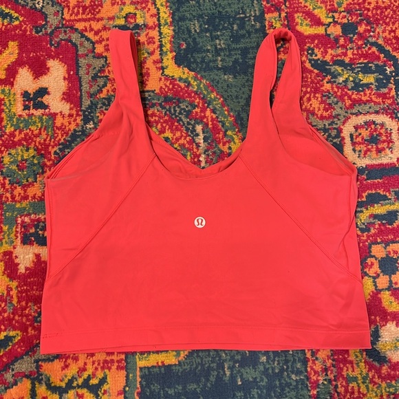 Tops - Lululemon Align tank top size 8 coral pink